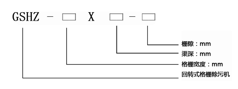 回轉(zhuǎn)式耙式格柵除泥機(jī) GSHZ1500*1000-3