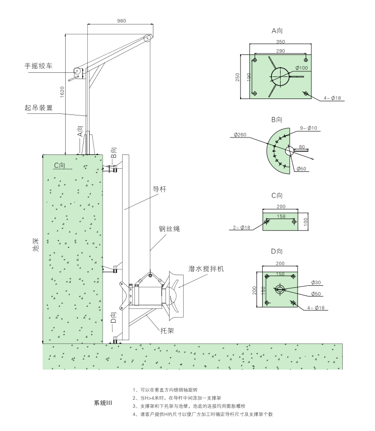 潛水?dāng)嚢铏C(jī) QJB4/12-620/3-480C/S 潛水?dāng)嚢铏C(jī) QJB4/12-620/3-480C/S